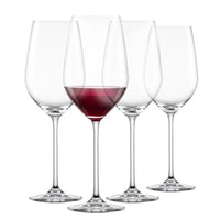 Thumbnail for SCHOTT ZWIESEL Bordeaux Rotweinglas Fortissimo (4er-Set), edle Bordeauxgläser für Rotwein, spülmaschinenfeste Tritan-Kristallgläser, Made in Germany (Art.-Nr. 123682) im Sale