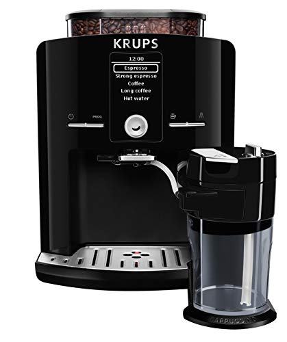 KRUPS EA8298 Kaffeevollautomat Latt'Espress One-Touch-Funktion | 1,7 | 15 bar | LC Display | Cappuccinatore | schwarz im Sale