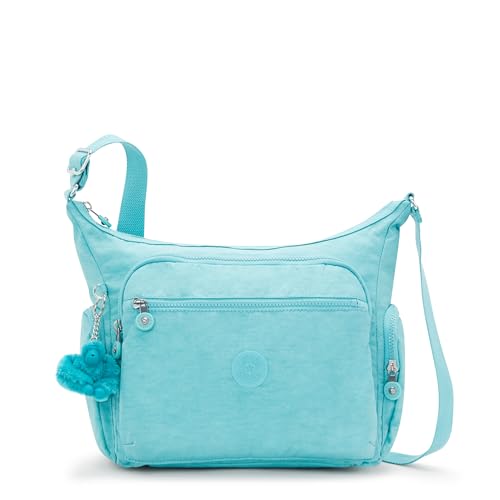 Kipling GABBIE Medium Shoulder Bag, Deepest Aqua (Blue) on Sale