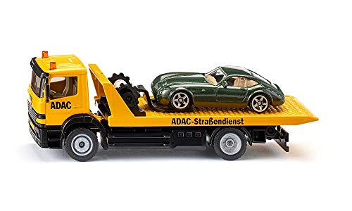 siku 2712, Abschleppwagen, 1:55, Metall/Kunststoff, Gelb, ADAC-Optik, Inkl. abzuschleppendem Spielzeugauto im Sale