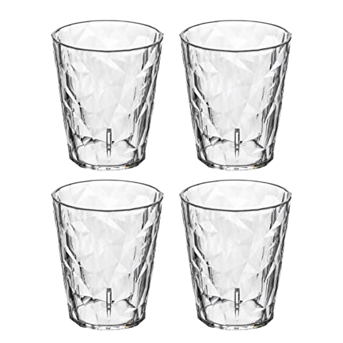 Koziol Superglas Club NO. 1, 4er Set, Crystal Clear, 250 ml transparent 4409535 im Sale