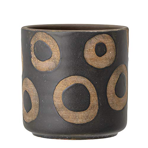 Bloomingville Deko Blumentopf, schwarz, Terrakotta, 12cm im Sale