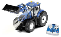 Thumbnail for Siku 6798, New Holland T7.315 Traktor mit Frontlader, Blau, Metall/Kunststoff, 1:32, Ferngesteuert, Inkl. Bluetooth-Fernsteuerung, Steuerung via App möglich im Sale