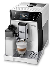 Thumbnail for De'Longhi PrimaDonna Class ECAM 556.55.W fully automatic coffee machine with LatteCrema milk system, cappuccino and espresso at the touch of a button, 3.5-inch TFT color display and app control, white on sale