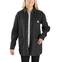 Thumbnail for Carhartt Damen Übergangsjacke Wool Blend Overshirt, Farbe:Black Heather, im Sale