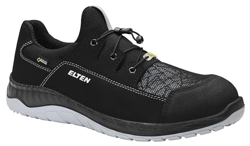 ELTEN safety shoes Leland GTX Grey Low ESD S3, women's and men's, textile, steel toe cap, lightweight, sporty Black, Grey 47 on sale
