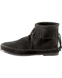 Thumbnail for Minnetonka Damen Back Zip Boot Mokassin Stiefel, Schwarz (Black 9) im Sale