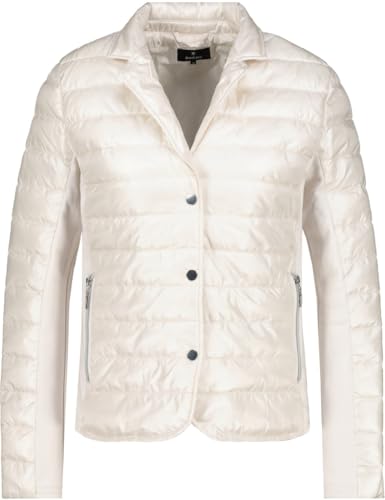 MONARI quilted jacket with neoprene creamy beige - 38 on sale