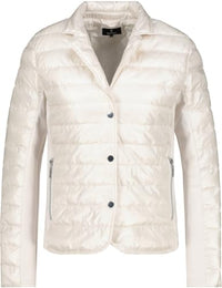 Thumbnail for MONARI quilted jacket with neoprene creamy beige - 38 on sale