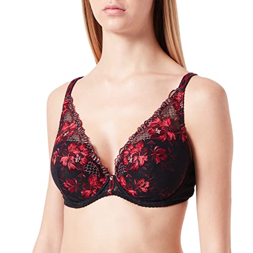Aubade Damen Melody D'été _Icn81 Plunge Bra, Black Cherry, 70E EU im Sale