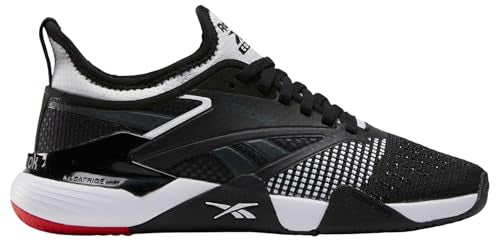 Reebok Damen Nano Court Sneaker, Black/White/Vector RED, EU im Sale