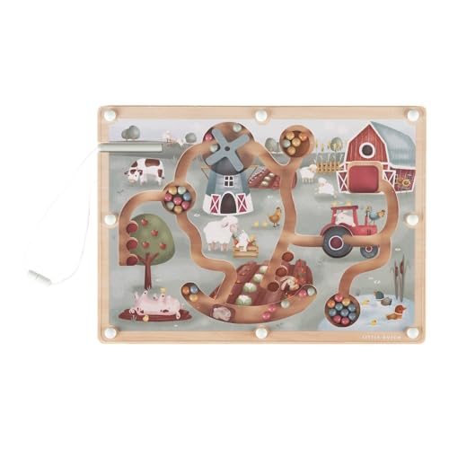 Little Dutch 7164 Magnet-Spiel Labyrinth Bauernhof - Little Farm im Sale