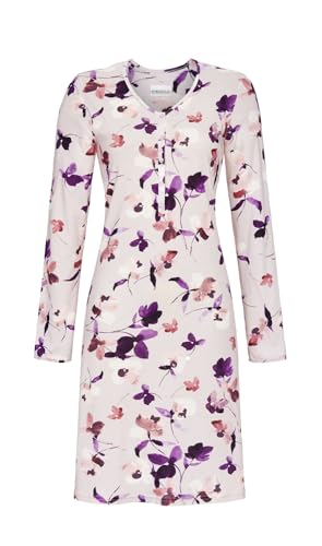 Ringella nightdress with button placket color light lavender, on sale