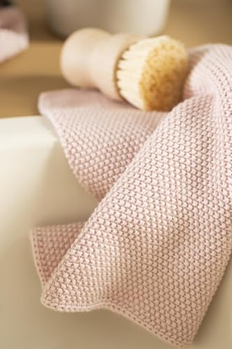 IB Laursen Spültuch Mynte Rose Shadow gestrickt 25x25cm Spüllappen im Sale