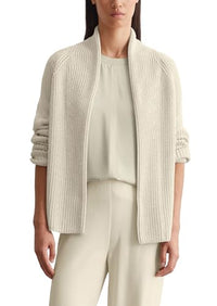 Thumbnail for Marc OߴPolo women's cardigan made of organic cotton with shawl collar, cream (Sandy Melange), on sale