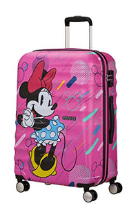 Thumbnail for American Tourister Wavebreaker Disney - Spinner L, Children's Luggage, 77 cm, 96 L, Multicolored (Mickey Blue Kiss) on Sale