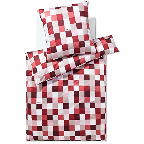 Joop! Mosaic Ruby bed linen, 1 duvet cover 135 x 200 cm + 1 pillowcase 80 x 80 cm, on sale