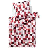 Thumbnail for Joop! Mosaic Ruby bed linen, 1 duvet cover 135 x 200 cm + 1 pillowcase 80 x 80 cm, on sale