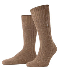Thumbnail for Burlington Men's Socks Tweed Origin Boot So Wool Patterned 1 Pair, Blue Marine 6120, 40-46 on Sale