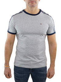 Thumbnail for Tommy Hilfiger Men's Short Sleeve Crew Neck T-Shirt, Grey (Grey Heather), on Sale