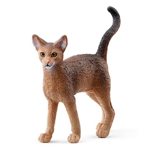 schleich 13964 Abessinierkatze, für Kinder ab 3+ Jahren, FARM WORLD - Spielfigur im Sale