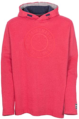 Kitaro Hoody Kapuzenpullover Sweatshirt Pulli Herren Plusgröße, Farbe:rot, Herrengrößen:4 im Sale