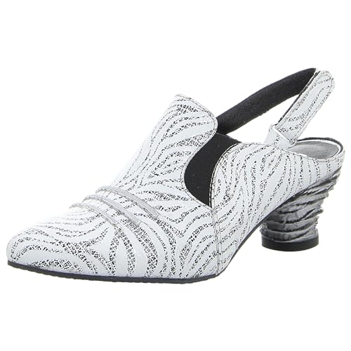 Simen Damen Slingpumps in Weiß, im Sale