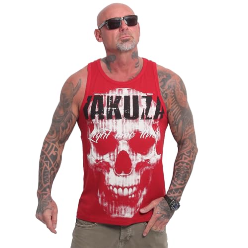 Yakuza Herren Weird Slim Racer Tanktop, Chili Pepper, im Sale