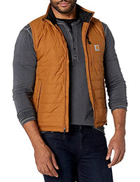 Thumbnail for Carhartt Herren Rain Defender leichte, isolierte Weste, Schwarz, im Sale
