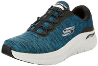 Thumbnail for Skechers Men's Arch Fit 2.0 Backhand Slip-On, Teal Mesh, Black Trim, 39 EU on Sale