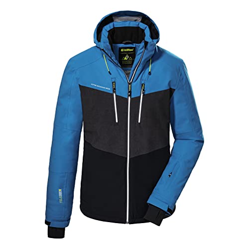 killtec Herren Skijacke/Funktionsjacke mit abzippbarer Kapuze und Schneefang KSW 45 MN SKI JCKT, dunkelorange, M, 38699-000 im Sale