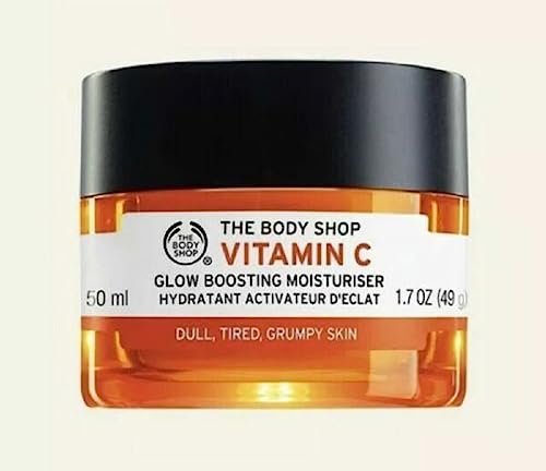 The Body Shop Vitamin C Glow Boosting Moisturiser 50ml for dull, tired skin, 50.00 ml (1 pack) on sale