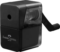 Thumbnail for FABER-CASTELL 180984 - Anspitzer mit Kurbel, schwarz, Spitzmaschine mit hochwertigem Spitzermesser im Sale