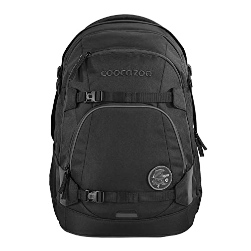 coocazoo Schulrucksack Mate „Floral Artnight”, schwarz-blau, ergonomischer & anpassbarer Tornister, höhen- & größenverstellbar, mit Brustgurt & Hüftgurt, ab der 3. Klasse im Sale
