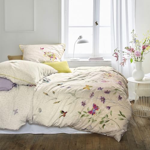 Irisette Mako-Satin Bettwäsche Glamour Ludvika Multi 1 Bettbezug 155 x 220 cm + 1 Kissenbezug 80 x 80 cm im Sale