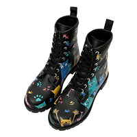 Thumbnail for DOGO Vegane Damen Boots Stiefeletten - Cat Lovers 40 im Sale