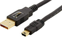 Thumbnail for Amazon Basics USB-A to Mini USB 2.0 Cable, 480 Mbps Transfer Speed, with Gold-Plated Connectors, 0.9 m, Black on Sale
