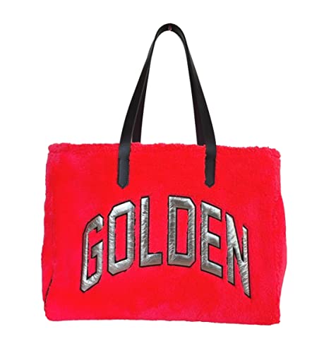 Golden Goose Einkaufstasche Schulter + Schultergurt aus Schwamm 25624 Fuchsia silber, Fuchsia Silber im Sale