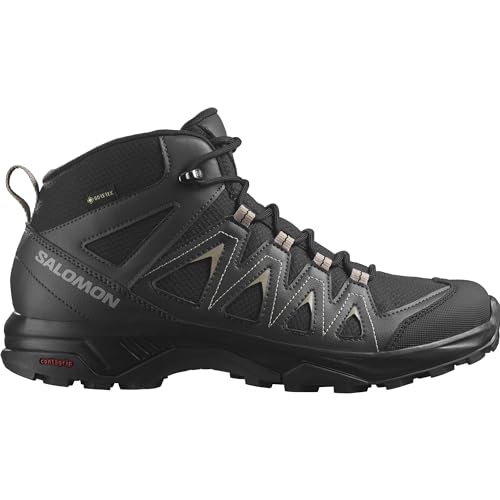 Salomon X Braze Mid Gore-Tex Herren Wander Wasserdichte Schuhe, Hiking-Basics, Sportliches Design, Vielseitiger Einsatz, Olive Night, 42 im Sale