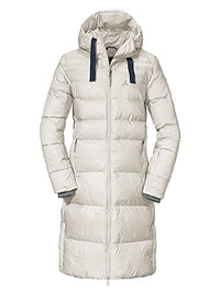 Thumbnail for Schöffel Damen Down Coat Kenosha L, wind- und wasserabweisender Daunenmantel mit RDS-zertifizierten Federn, leichte Winter Wanderjacke mit Wärmekragen und Kapuze im Sale