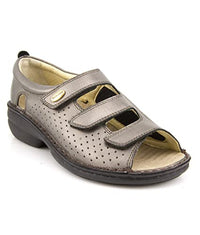 Thumbnail for Medima, Damenschuh mit ausziehbarem Fußbett, verstellbare Stirnbänder, Zinn, 35 im Sale