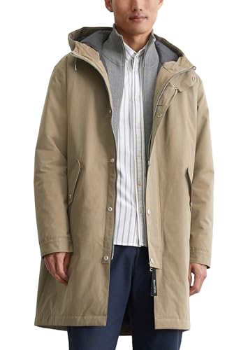 Marc OߴPolo Herren Parka mit Kapuze wasserabweisend, Braun (Pavestone), im Sale
