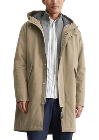 Thumbnail for Marc OߴPolo Herren Parka mit Kapuze wasserabweisend, Braun (Pavestone), im Sale