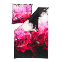 Thumbnail for ESTELLA bed linen Fog - Mako interlock jersey (460/red, 1 x 80x80 + 1 x 135x200 cm) on sale