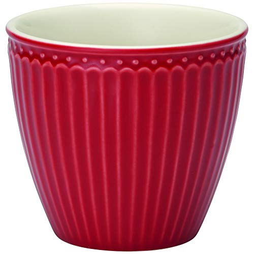 Porcelain Latte Mug, Alice Red by GREENGATE