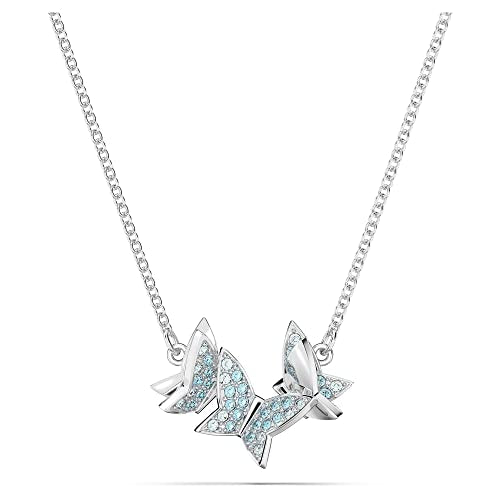 Swarovski Lilia Armband, Rhodinierter Damenarmreif mit verspielten Schmetterlingsmotiven und strahlenden Kristallen im Sale