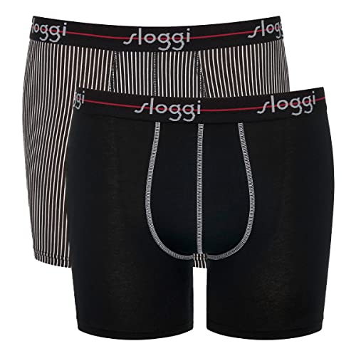 Sloggi Herren Start Short C2P box, RED - DARK COMBINATION, 5 im Sale
