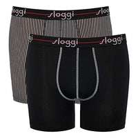 Thumbnail for Sloggi Herren Start Short C2P box, RED - DARK COMBINATION, 5 im Sale
