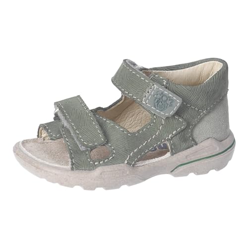 RICOSTA Jungen Sandalen Klaas, Baby und Kleinkinder Lauflernschuhe, Weite: Mittel, Sommerschuhe, Freizeitschuhe, offene Schuhe, eukalyptus (530), 22 EU im Sale