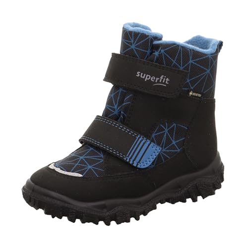 Superfit Boys' HUSKY Boot, Modern, Black/Blue 0010, Size 34 on Sale